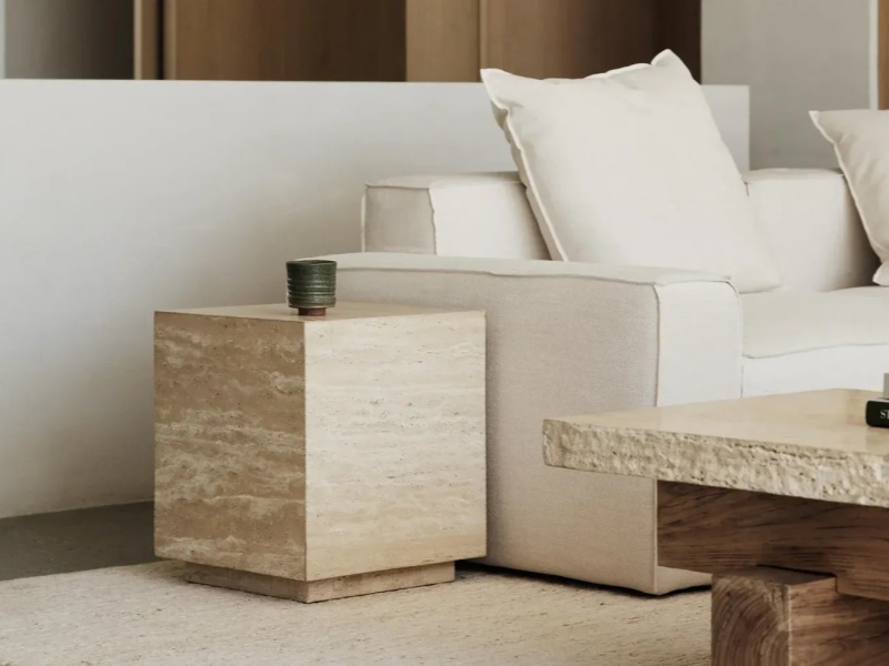 Why has travertine made a comeback?