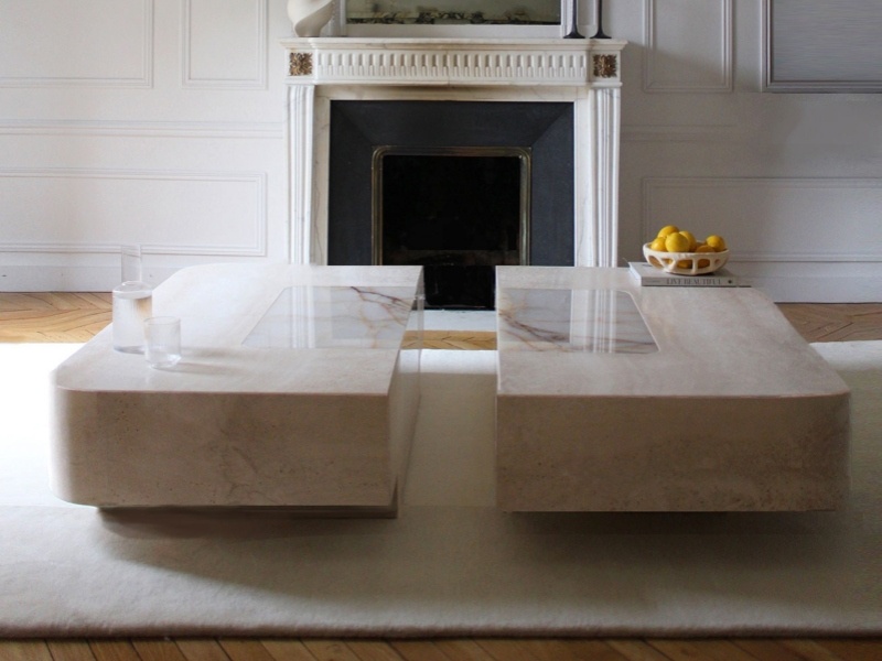 What is the reason why marble is so popular in the hospitality industry?